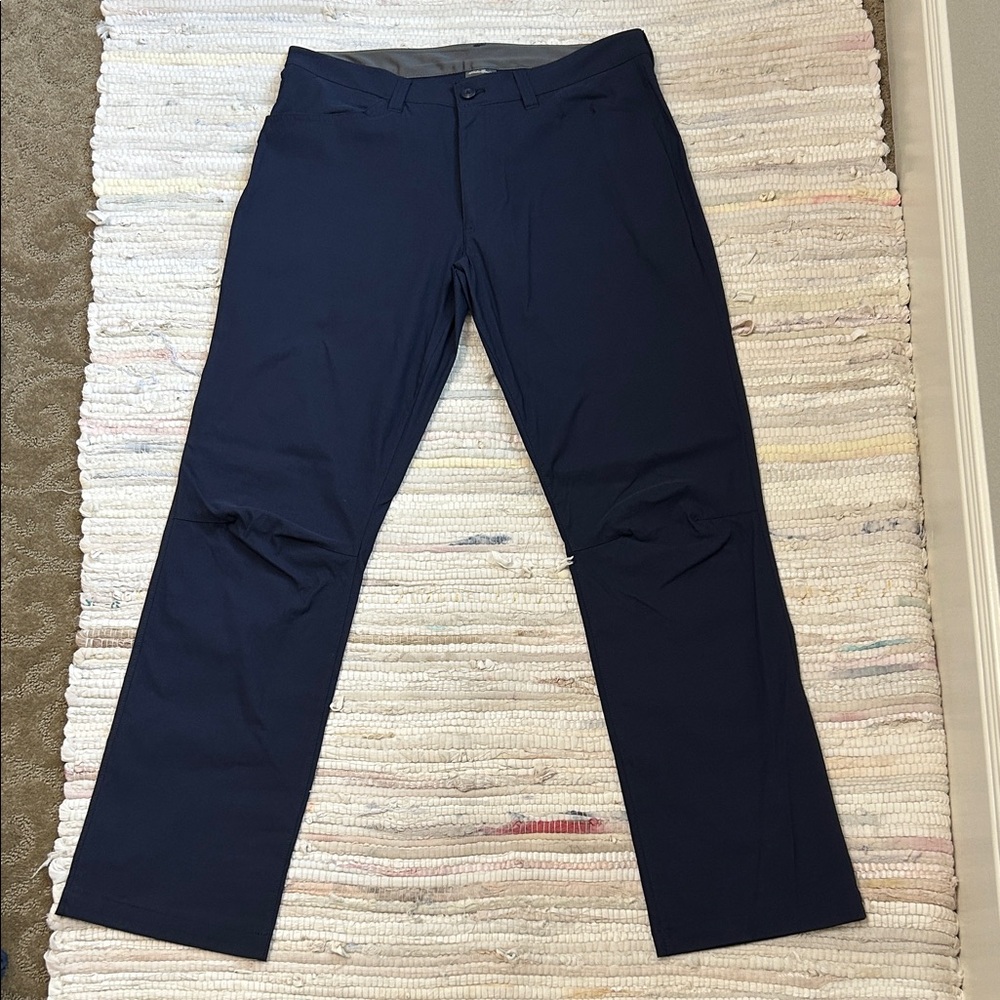 Eddie Bauer Men's Deep Blue Chinos